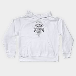 Cryptstalker Deathcrest Y2K Kids Hoodie